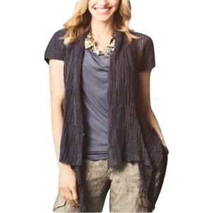 CAbi #286 Cottage Cardigan in Periwinkle Blue